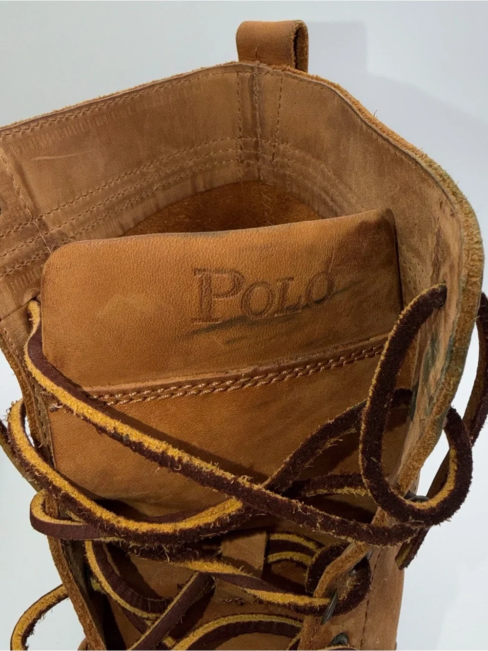 Polo Ralph Lauren Ranger Boots Tan Size 11.5D 812089030